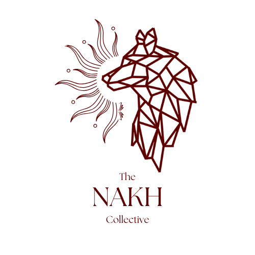 nakh collective logo wolf icon with sun behind it NAKH Collective teaches people how to be a massage therapist in edmonton alberta canada